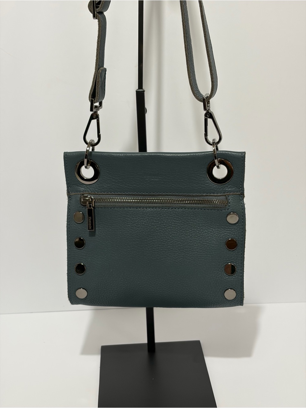 Hammitt Tony Small Crossbody Bag In Tahoe(Teal) With Gunmetal Hardware